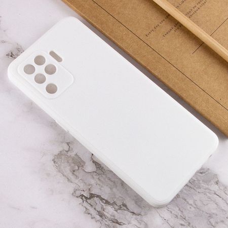 Силиконовый чехол Candy Full Camera для Oppo A94, Белый / White