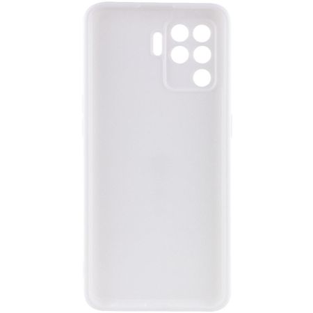 Силиконовый чехол Candy Full Camera для Oppo A94, Белый / White