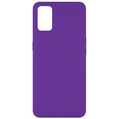 Чехол Silicone Cover Full without Logo (A) для Oppo A52 / A72 / A92, Фиолетовый / Purple