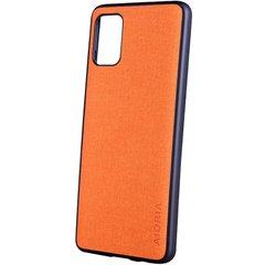 Чехол AIORIA Textile PC+TPU для Samsung Galaxy M51, Оранжевый