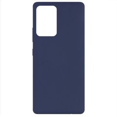 Чехол Silicone Cover Full without Logo (A) для Samsung Galaxy A52 4G / A52 5G / A52s, Синий / Midnight blue