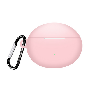 Силиконовый чехол для Huawei FreeBuds 5i + карабин, Pink