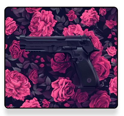 Килимки для мишки 35*40 см. товщина 4мм. Gun, style2