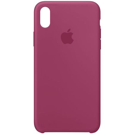 Чехол Silicone Case для iPhone X | XS Малиновый - Pomegranate