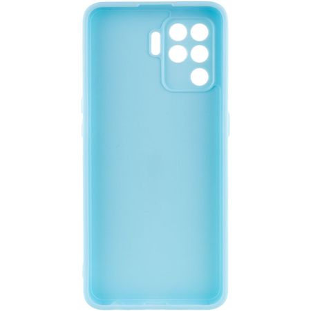 Силиконовый чехол Candy Full Camera для Oppo A94, Бирюзовый / Turquoise