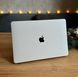 Чохол накладка шкіряна на MacBook Pro 16.2 A2485 | A2780, Білий