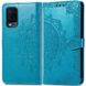 Кожаный чехол (книжка) Art Case с визитницей для Oppo A54 4G, Синий