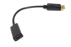 Кабель-переходник PowerPlant HDMI - DisplayPort, 0.2м