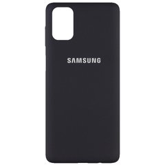 Чехол Silicone Cover Full Protective (AA) для Samsung Galaxy M51, Черный / Black