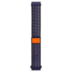 Ремінець Sport Loop для смарт годинників - 22 мм Blue with Orange