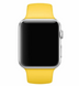 Ремінець силіконовий для Apple Watch 42 / 44 / 45 / 49 AAA+, Жовтий