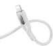 Дата кабель Hoco U120 Transparent explore intelligent power-off USB to Lightning (1.2m)