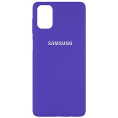 Чехол Silicone Cover Full Protective (AA) для Samsung Galaxy M51, Фиолетовый / Purple