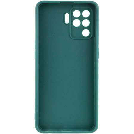 Силиконовый чехол Candy Full Camera для Oppo A94, Зеленый / Forest green