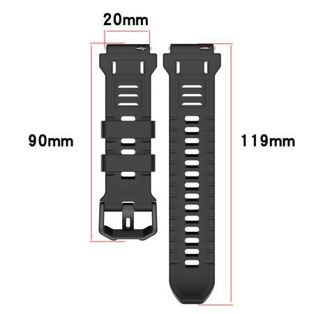 Силіконовий ремінець для Amazfit T-Rex 3 Pro (44 мм), білий