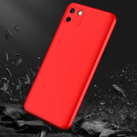 Пластиковая накладка GKK LikGus 360 градусов (opp) для Realme C11 (2020), Красный