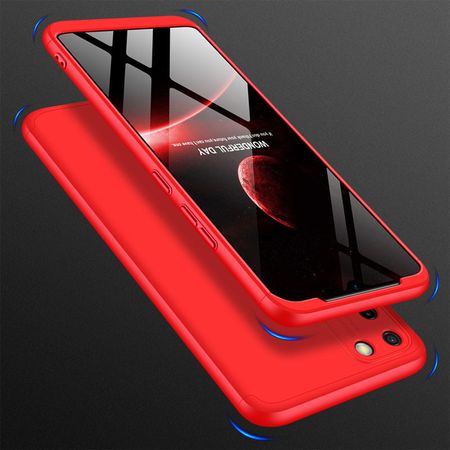 Пластиковая накладка GKK LikGus 360 градусов (opp) для Realme C11 (2020), Красный