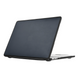 Чехол накладка c силиконовым бампером для Macbook Air 13,6 M2/3/4 A2681, Черный прозрачный + Черный бампер