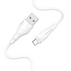 Дата кабель Borofone BX18 Optimal USB to MicroUSB (3m) (Белый)