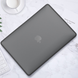 Чехол накладка c силиконовым бампером для Macbook Air 13,6 M2/3/4 A2681, Черный прозрачный + Черный бампер