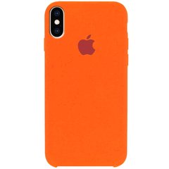 Чехол Silicone Case для iPhone X | XS Оранжевый - Apricot