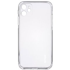 TPU чехол GETMAN Clear 1,0 mm для Apple iPhone 12 (6.1"), Бесцветный (прозрачный)