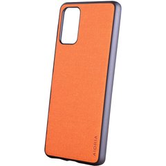 Чехол AIORIA Textile PC+TPU для Samsung Galaxy S20, Оранжевый