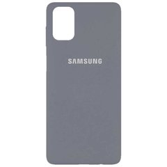 Чехол Silicone Cover Full Protective (AA) для Samsung Galaxy M51, Серый / Lavender Gray