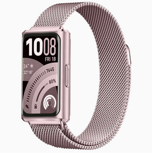 Міланський металевий ремінець для Huawei Band 11 / Band 11 Pro, rose pink