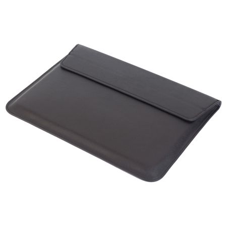 Чехол-конверт-подставка Leather PU для MacBook 13.3" Черный