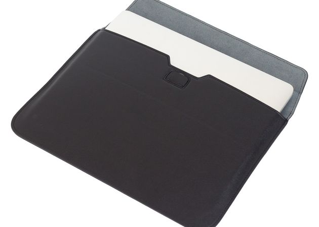 Чехол-конверт-подставка Leather PU для MacBook 13.3" Черный