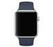 Ремешок силиконовый для Apple Watch 42 / 44 / 45 / 49 AAA+, Темно Синій
