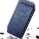 Кожаный чехол книжка GETMAN Cubic (PU) для Samsung Galaxy A03s, Синий