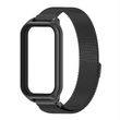 Металлический ремешок Milanese + корпус для Redmi Band 3 / Mi Band 9 Active, чорний
