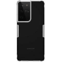 TPU чехол Nillkin Nature Series для Samsung Galaxy S21 Ultra, Бесцветный (прозрачный)