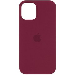Чехол Silicone Case (AA) для Apple iPhone 12 Pro Max (6.7"), Бордовый / Plum