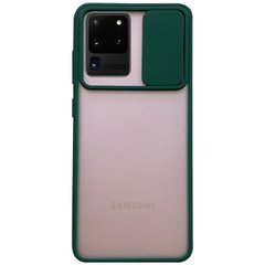 Чехол Camshield mate TPU со шторкой для камеры для Samsung Galaxy S20 Ultra, Зеленый
