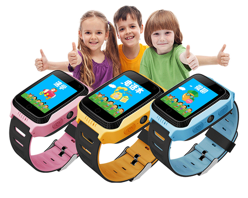 Детские умные часы с GPS трекеромSmart Watch Q529, Yellow