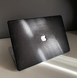 Чехол накладка кожаная на MacBook Pro 16.2 A2485 | A2780, Темно синий