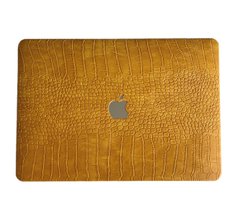 Чохол накладка шкіряна MacBook Pro 16.2 A2485 | A2780, Рудий
