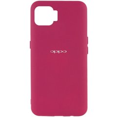 Чехол Silicone Cover My Color Full Protective (A) для Oppo A73, Бордовый / Marsala
