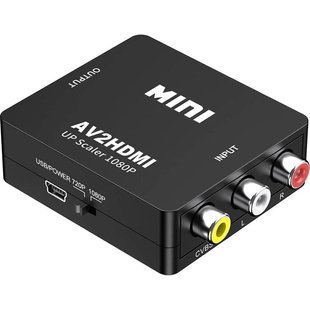 Переходник AV2HDMI Up Scalre 1080P Black