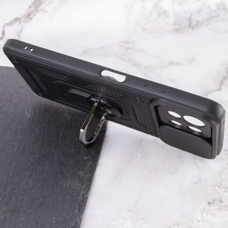 Ударопрочный чехол Camshield Serge Ring for Magnet для Xiaomi Mi 11 Lite, Черный