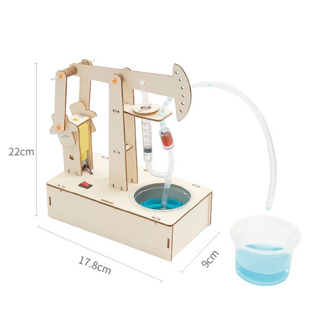 Деревяный DIY набор для сборки модели нефтяного насоса