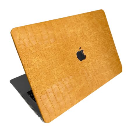 Чохол накладка шкіряна MacBook Pro 16.2 A2485 | A2780, Рудий