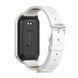 Ремінець із екошкіри MiJobs для Redmi Smart Band 3 / Mi Band 9 Active, Білий