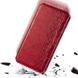 Кожаный чехол книжка GETMAN Cubic (PU) для Xiaomi Mi 11, Красный