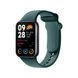 Ремешок силиконовый для Xiaomi Mi Band 8 Pro / 9 Pro с металлическим креплениемТемно-зелений