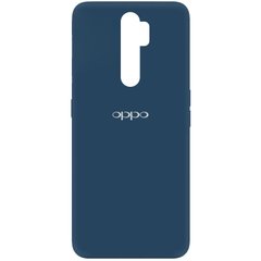 Чехол Silicone Cover My Color Full Protective (A) для Oppo A5 (2020) / Oppo A9 (2020), Синий / Navy blue