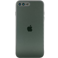 TPU+Glass чехол Matte Candy Full camera для Apple iPhone 7 plus / 8 plus (5.5"), Зеленый